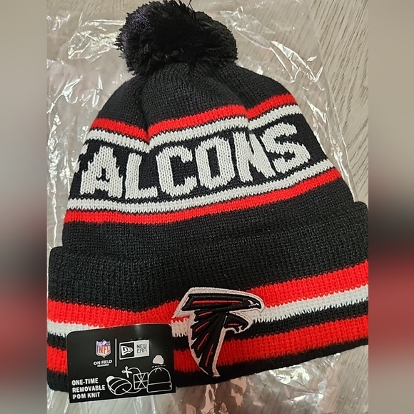 Atlanta Falcons New Era Black & Red Beanie - Picture 2 of 2